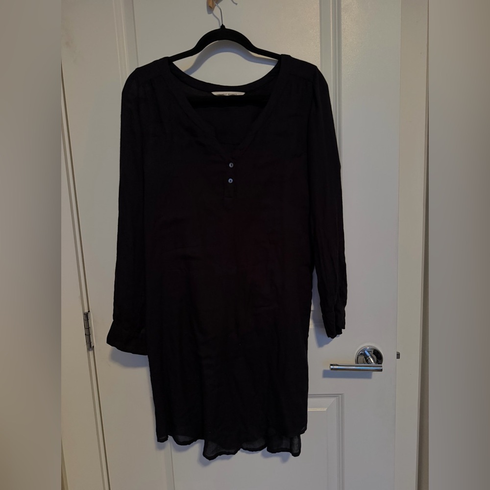 Elegant Black Midi Dress